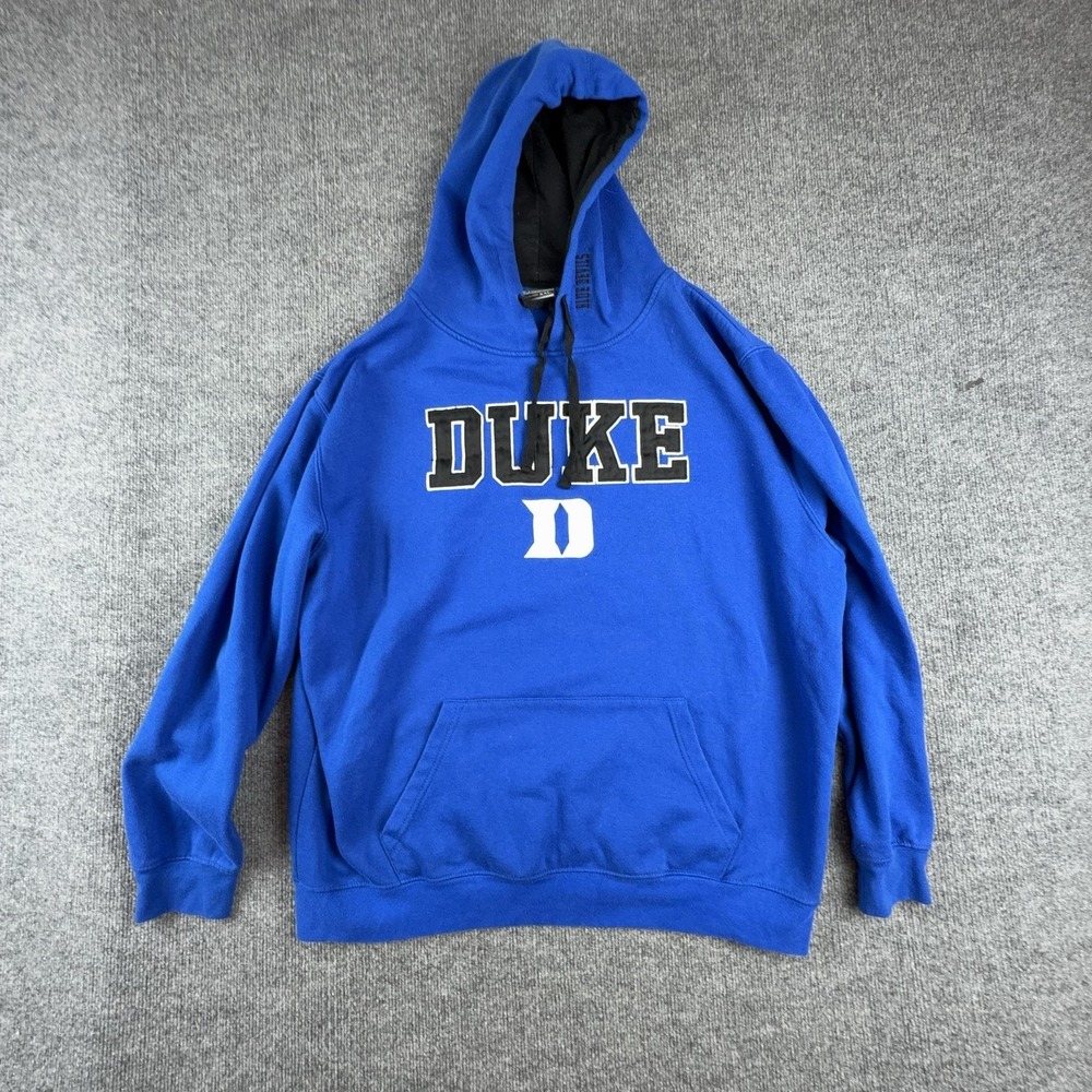 Duke Blue Devils‎ Hoodie Mens 2XL Blue Basketball Stadium Athletics Sweatshirt